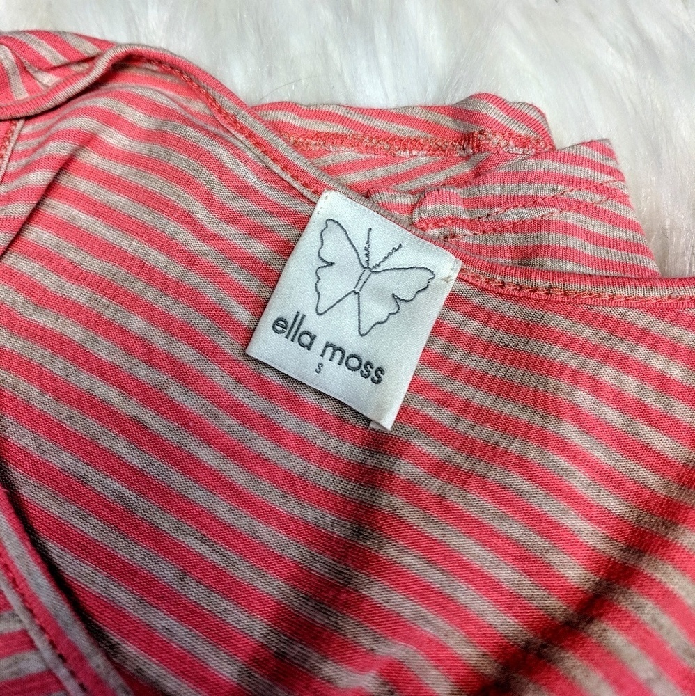 Ella Moss Striped Soft Jersey Tank Top - Picture 4 of 6